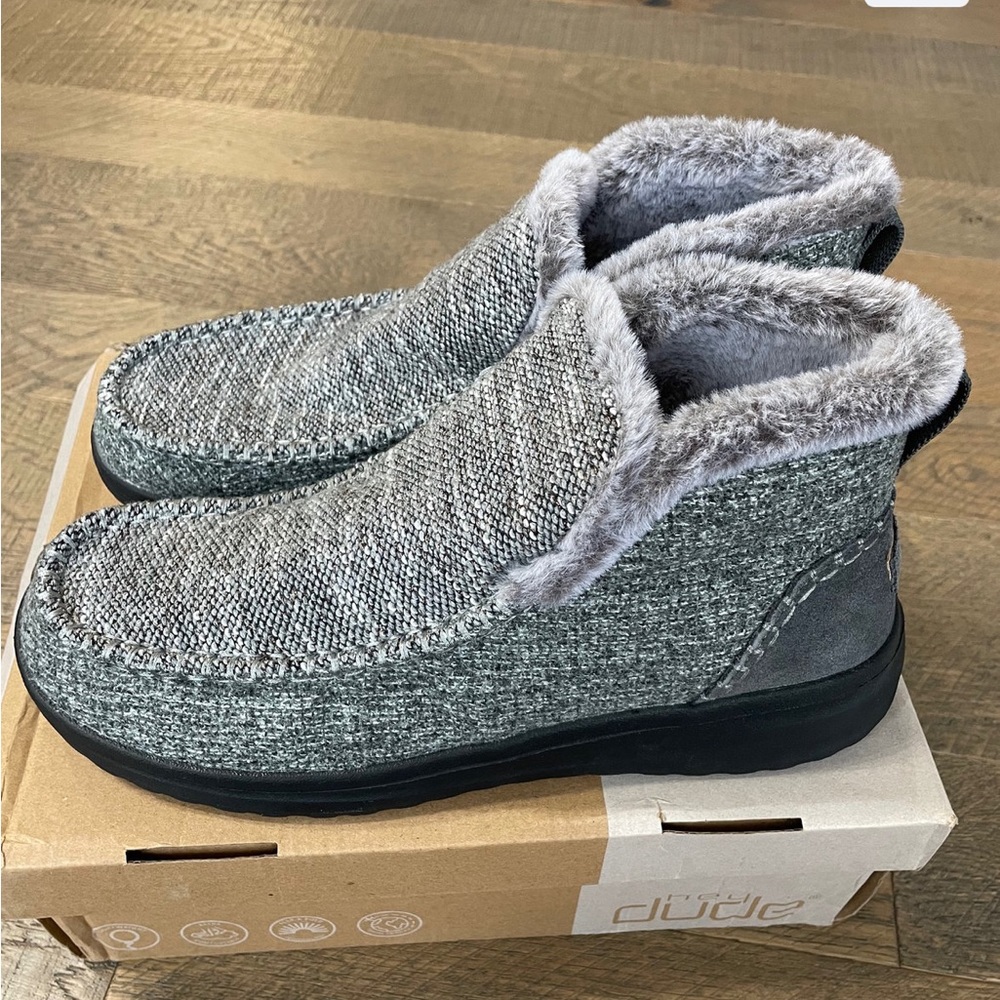 Hey Dude Denny Sleet Fuzzy Shoes